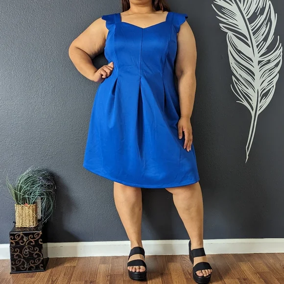 Monteau Blue Dress